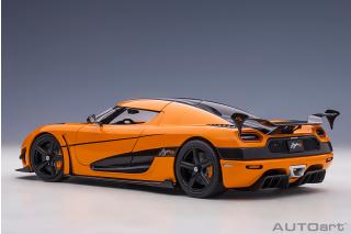 Koenigsegg Agera RS 2015 (cone orange/carbon black/ silver accents) (composite model/full openings) AUTOart 1:18